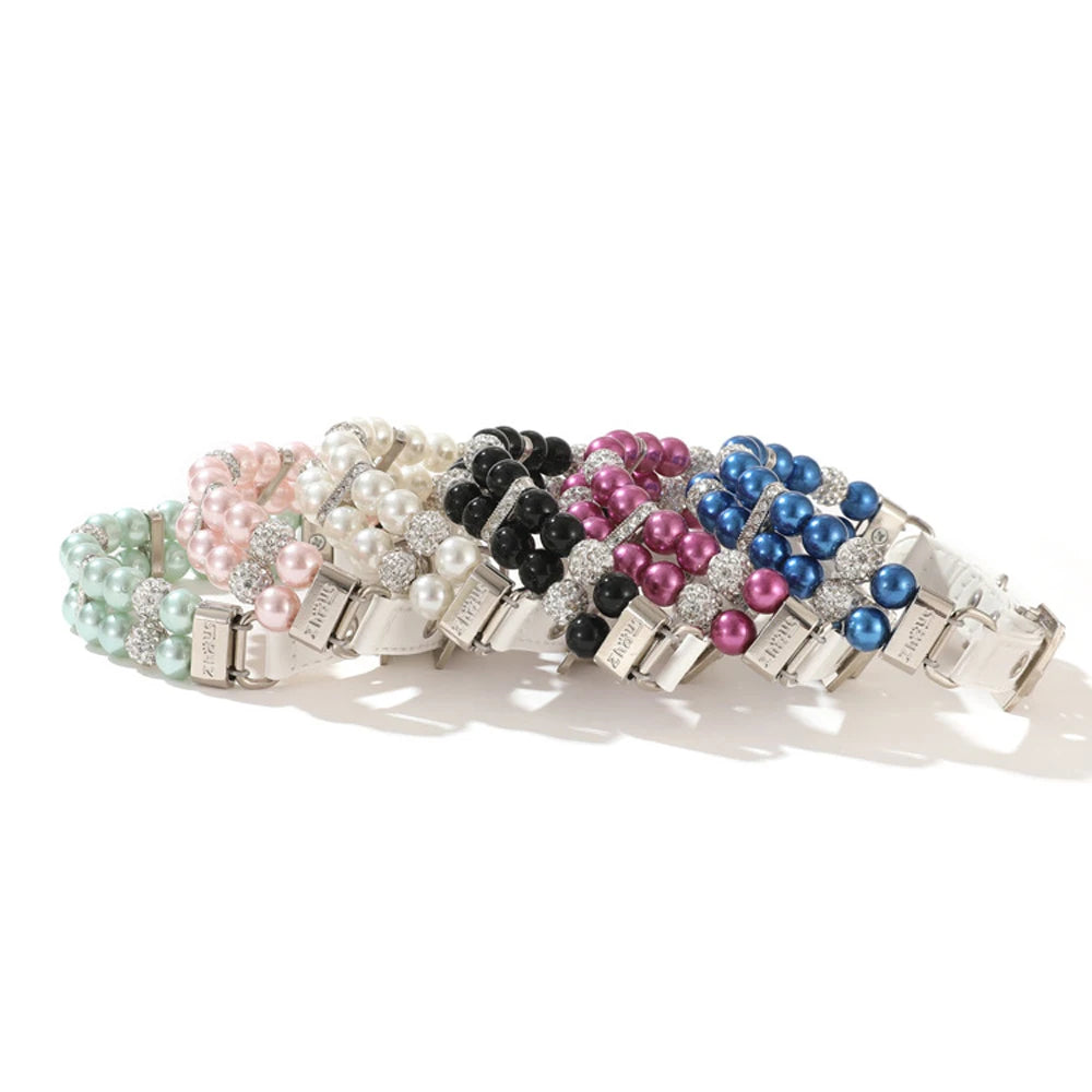 Chic Pearl Collar for Pets