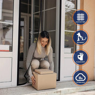 EasyFit Magnetic Mosquito Door Screen