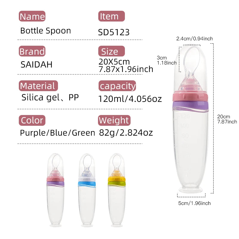 Silicone Baby Squeeze Feeder