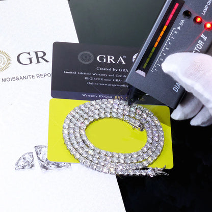 Sparkling Moissanite Glam Chain