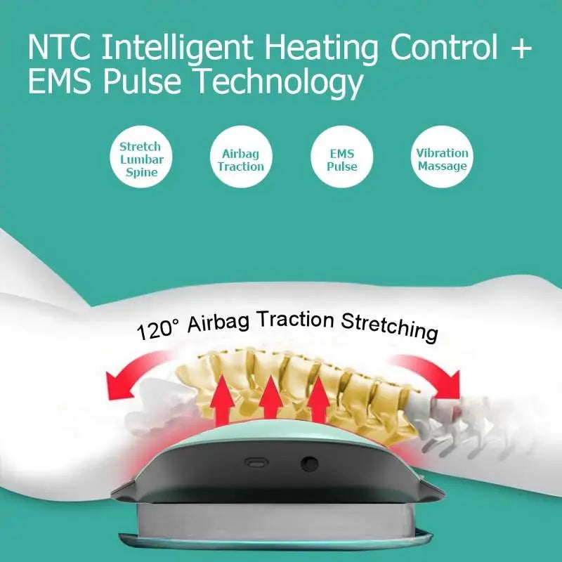 SpineEase Electric Lumbar Support Home Office Relief