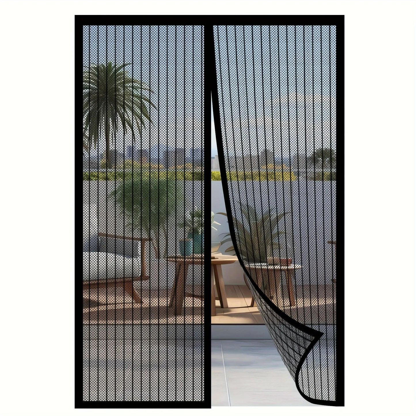 EasyFit Magnetic Mosquito Door Screen