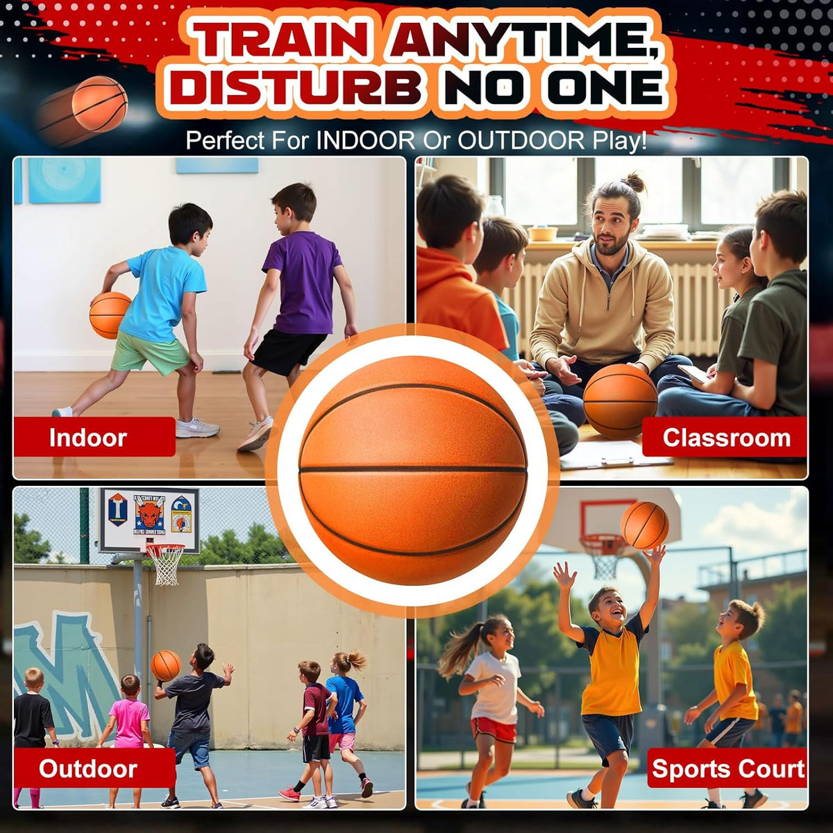 HushHoop™ – The Silent Indoor Basketball