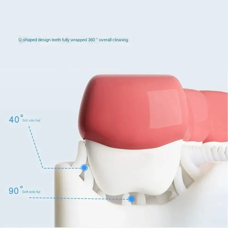 Cepillo de dientes suave en forma de U para bebés