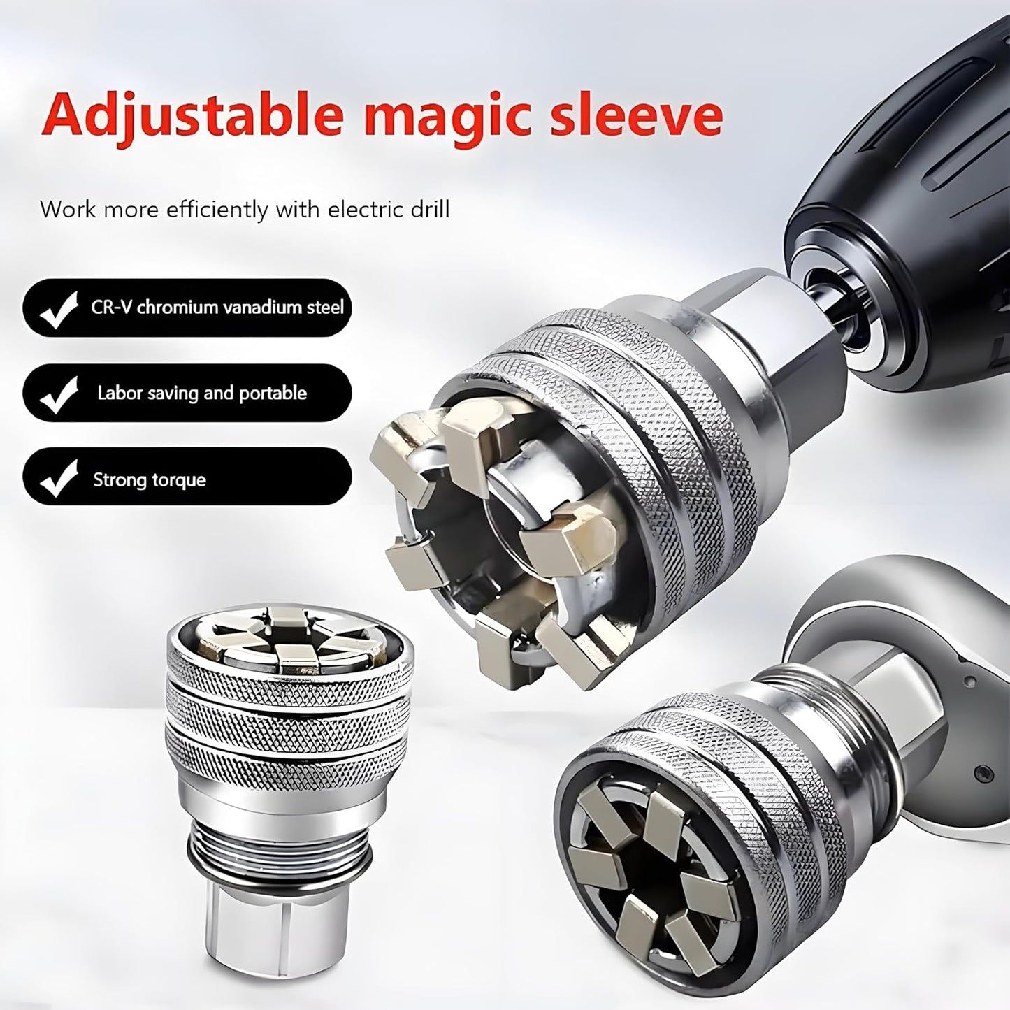 Universal Grip Socket Tool