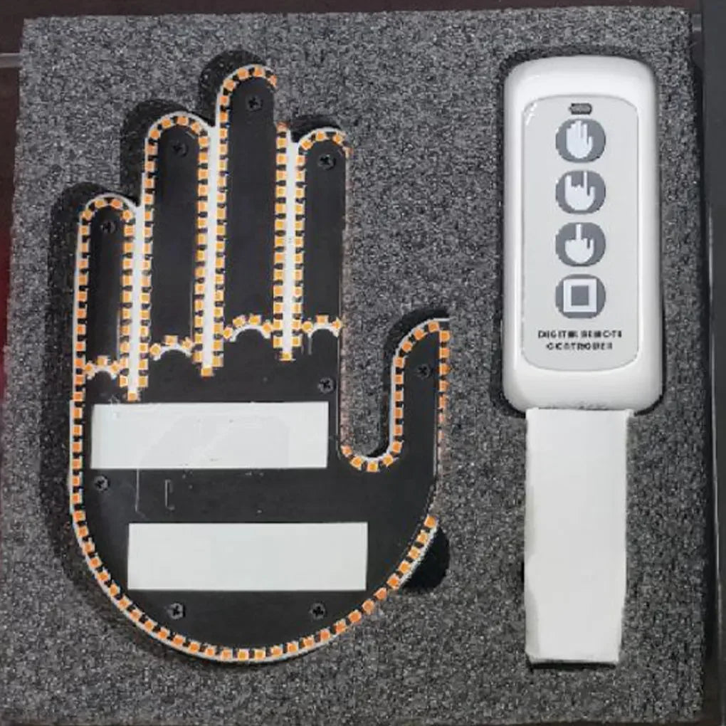 Road Rage Gesture Car Light