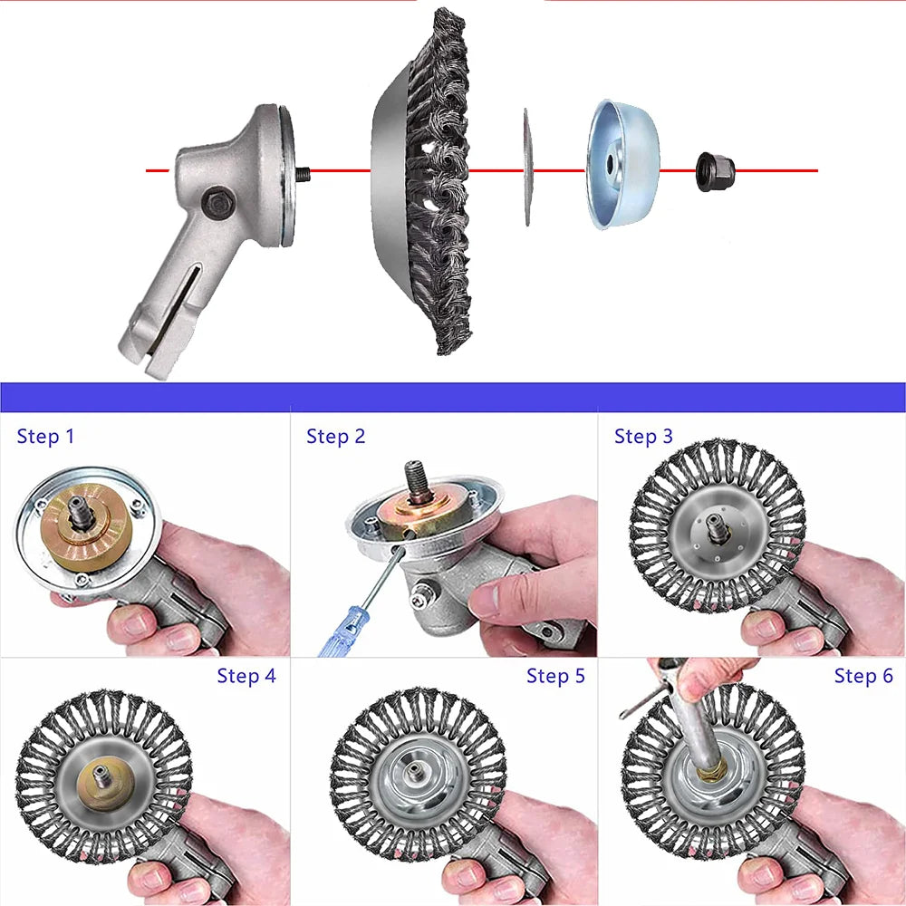 PowerTrim Weed Brush Head