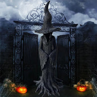 Decoración de estatua de bruja mística