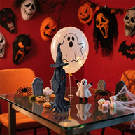 Decoración de estatua de bruja mística