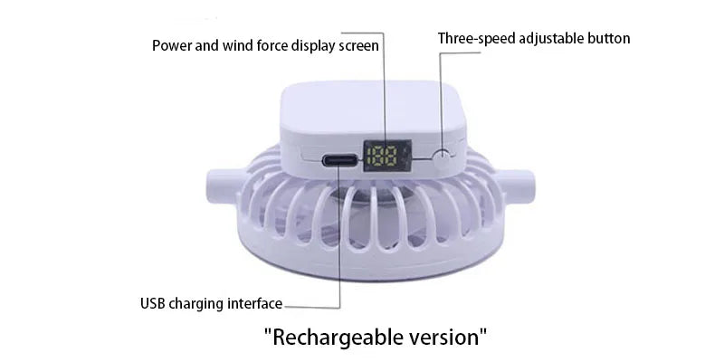 Outdoor Cooling Fan Hat