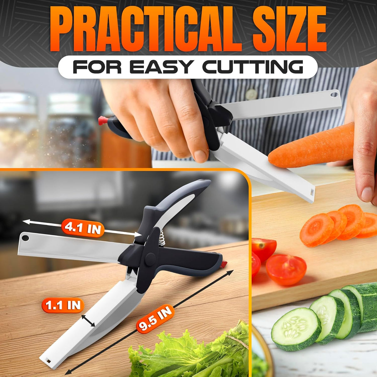 Tabla de cortar con tijeras Pro Kitchen