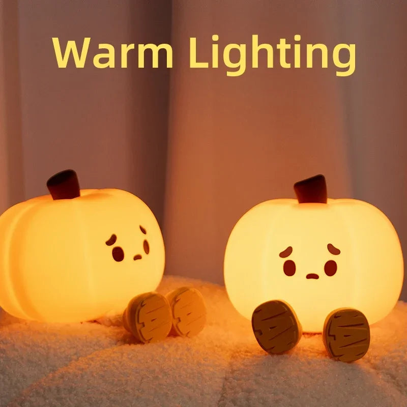 Acogedora Luz Nocturna de Calabaza
