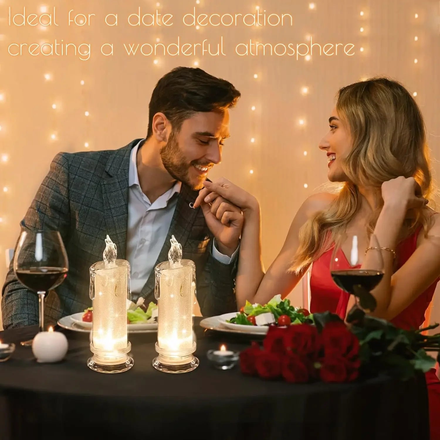 LED Crystal Candle Lights