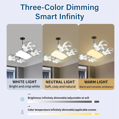 DroneGlow Ceiling Fan Light