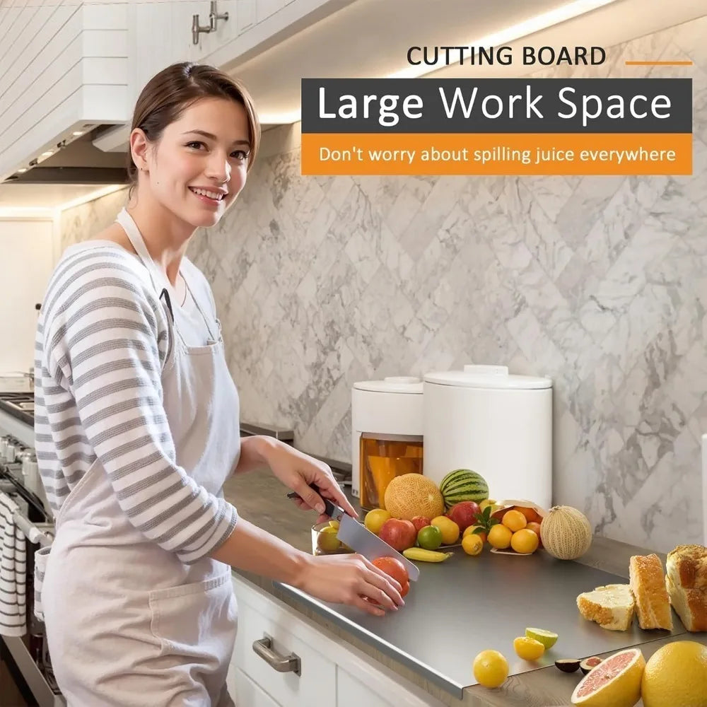 Stainless Steel Kitchen Prep Board