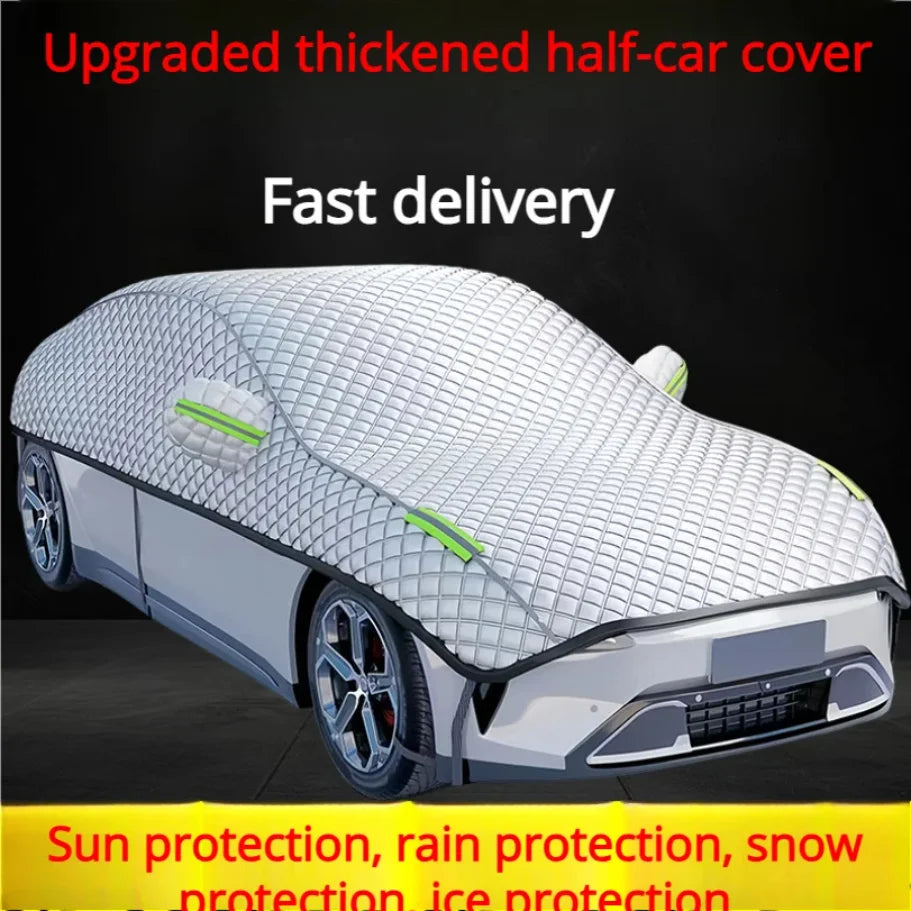 All-Weather Half Car Cover Shield