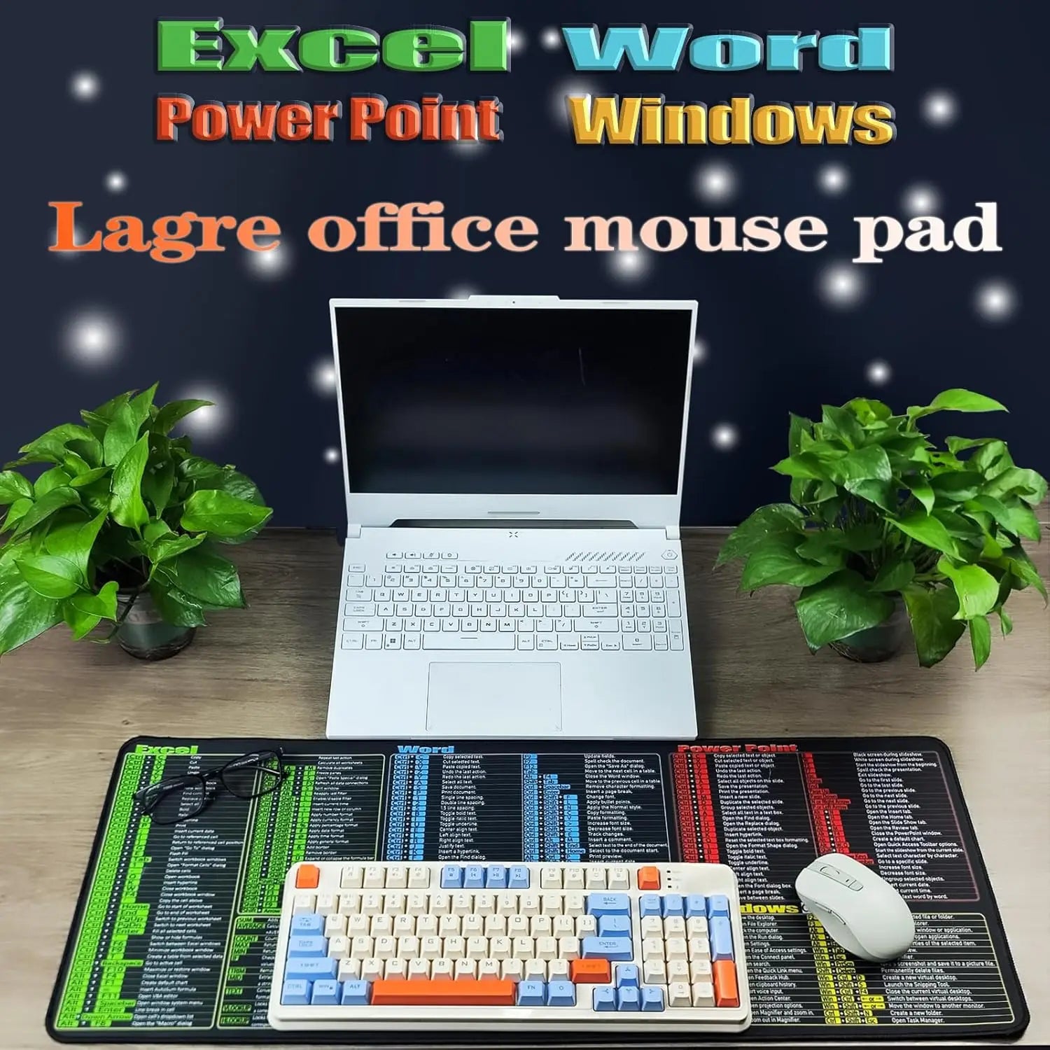 Shortcut Savvy Desk Mat