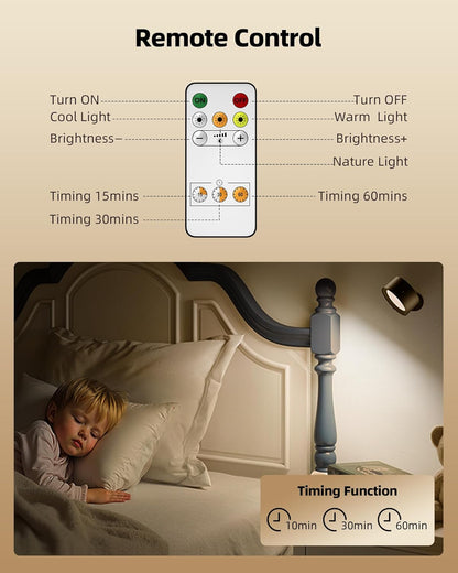 Lámpara de Pared Recargable Magnética