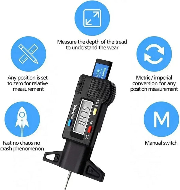 TreadCheck Pro Digital Gauge Tool