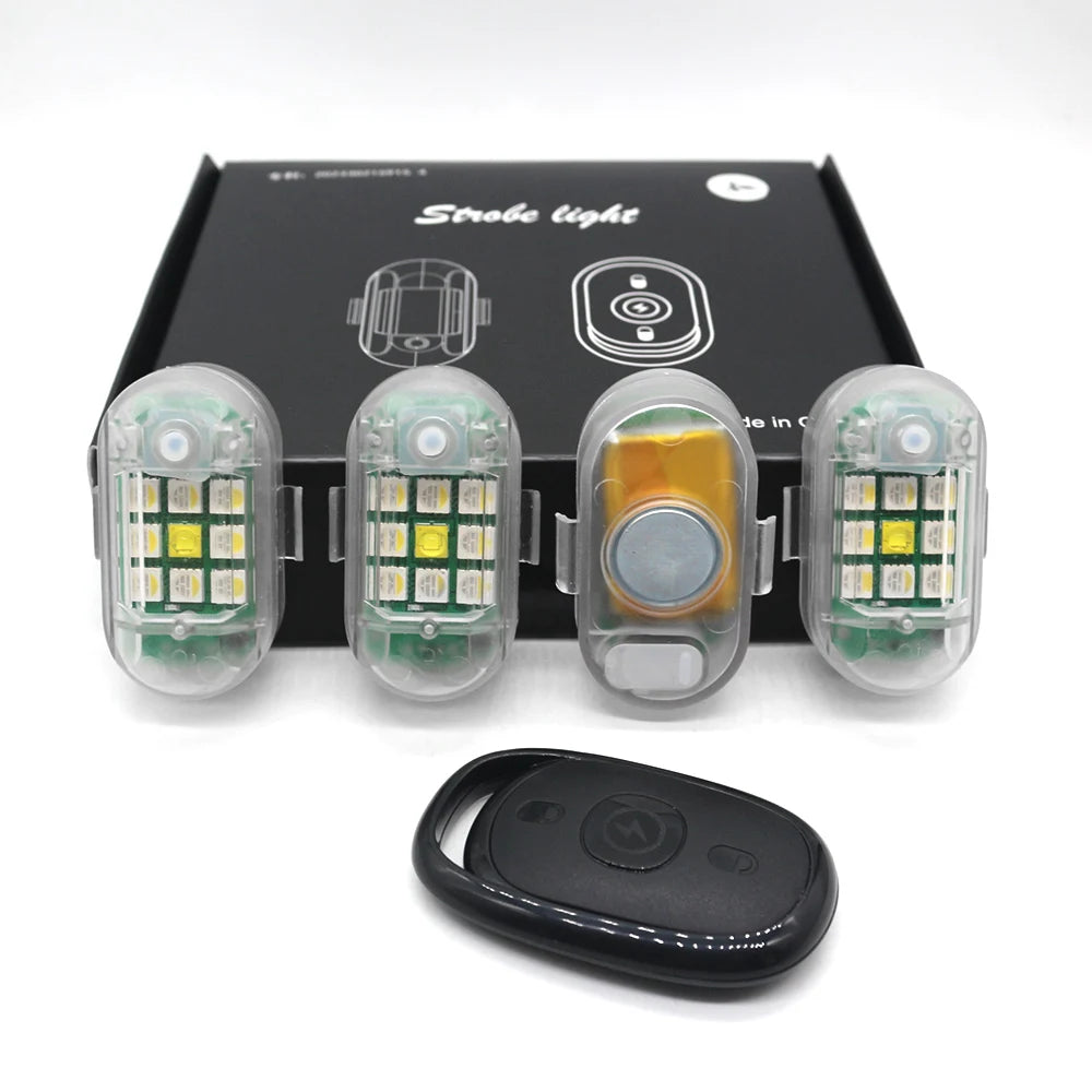 Mini Magnetic LED Strobe Light USB