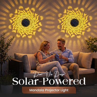Solar Mandala Night Light