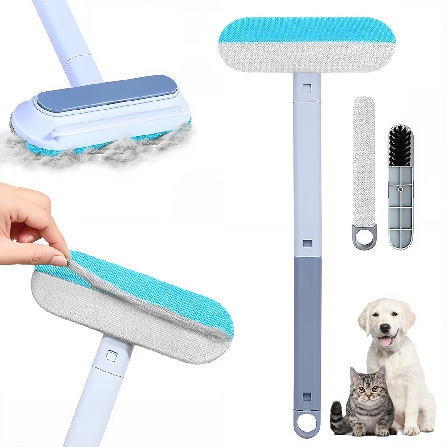 FurFree Long-Handle Hair Brush