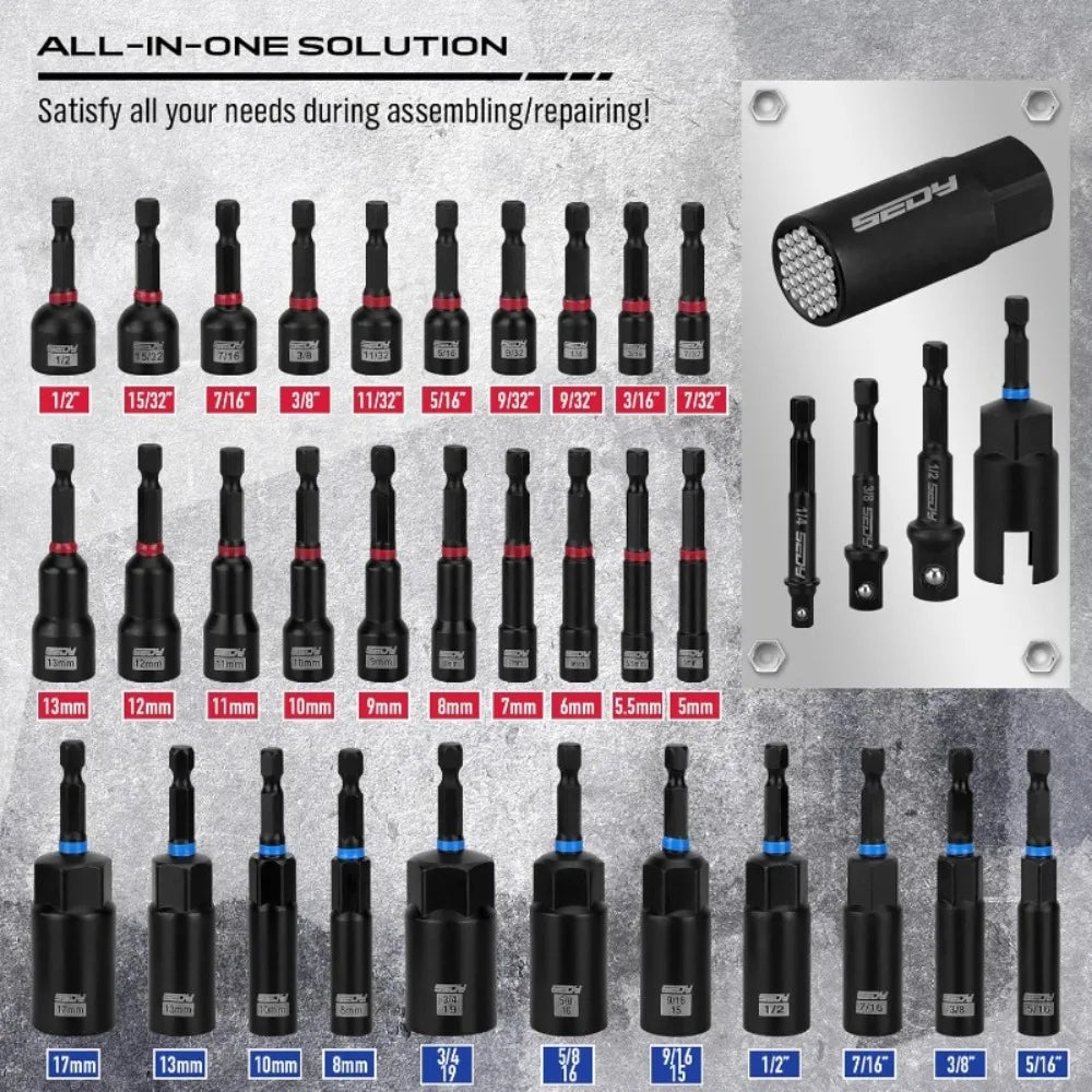 Magnetic Nut Driver Pro Set