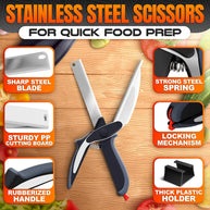 Tabla de cortar con tijeras Pro Kitchen