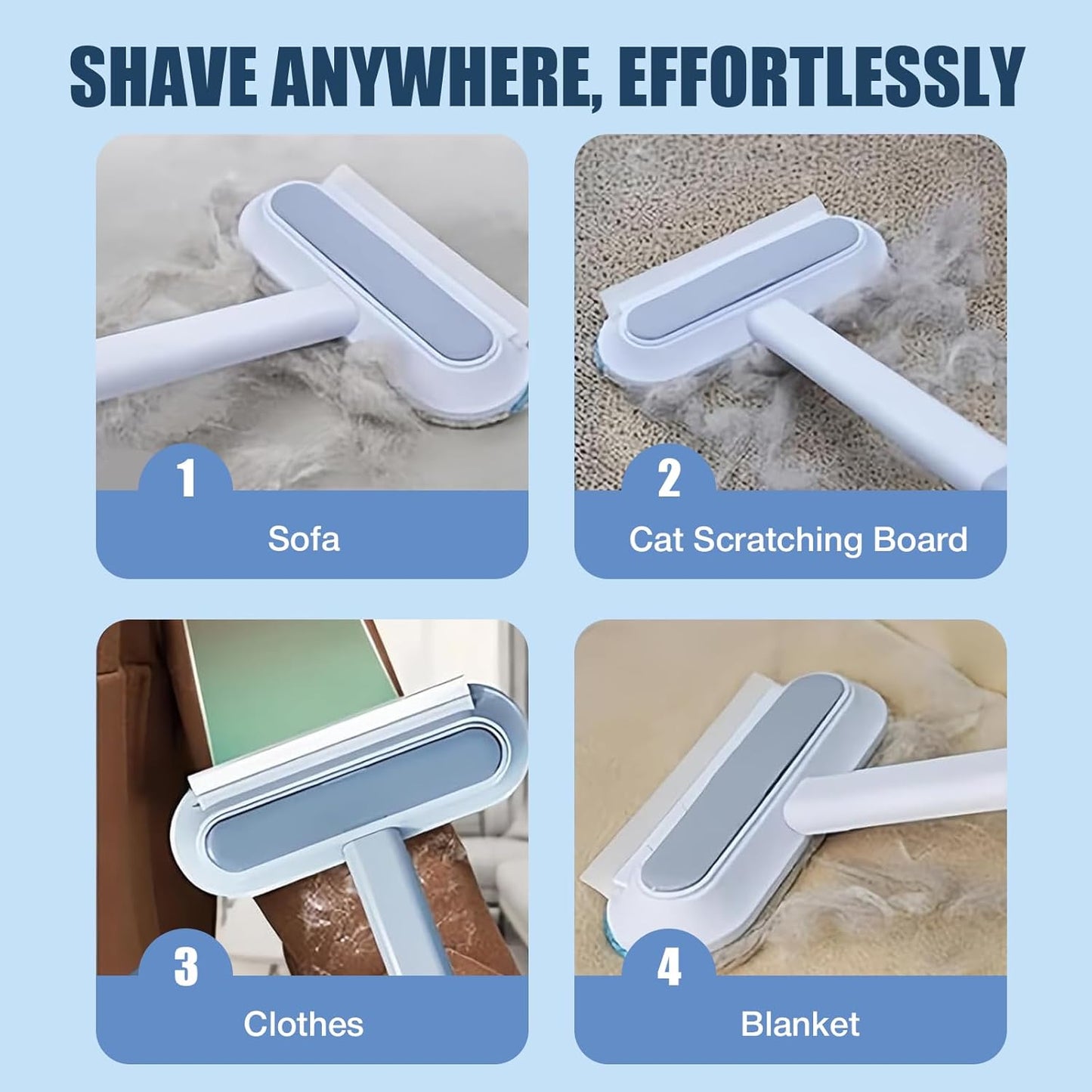 FurFree Long-Handle Hair Brush