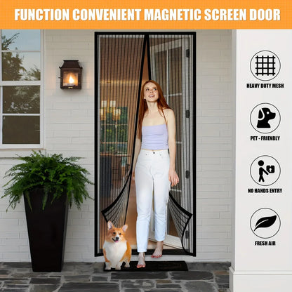 EasyFit Magnetic Mosquito Door Screen