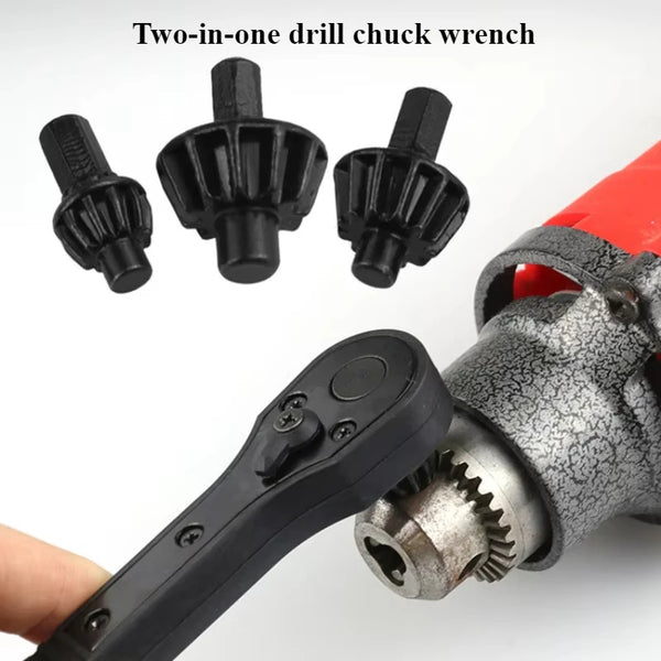 QuickGrip Ratchet Chuck Key Wrench
