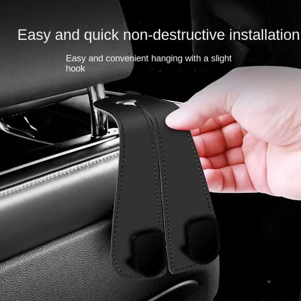 Car Headrest Hidden Hooks
