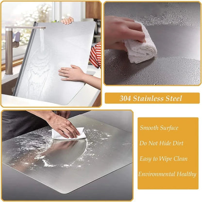 Stainless Steel Kitchen Prep Board