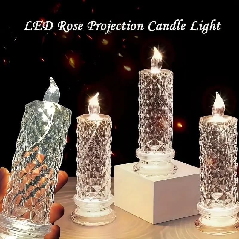 LED Crystal Candle Lights