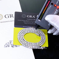Moissanite Sparkle Everyday Power Chain