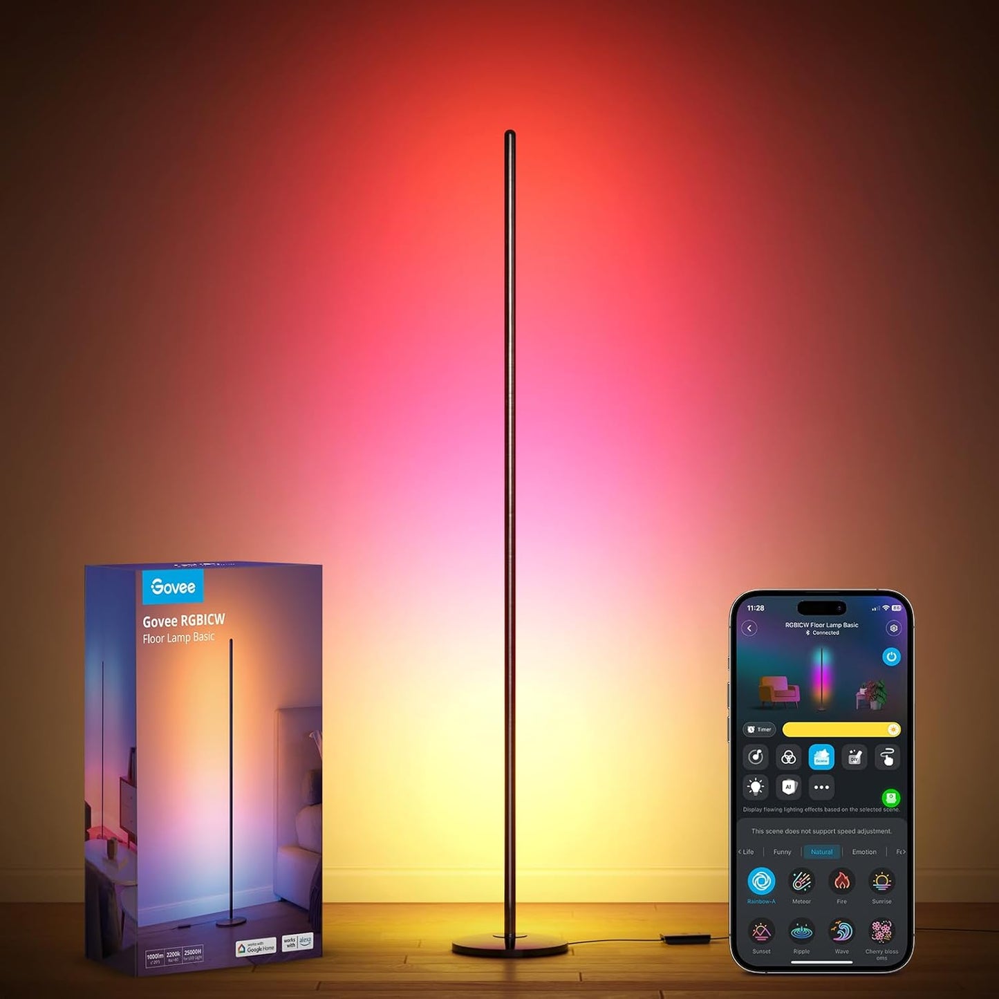 Party-Perfect LED Corner Lamp