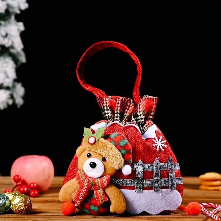 Festive Doll Gift Bags