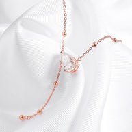 Elegante collar de moissanita