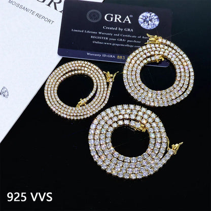 Sparkling Moissanite Glam Chain