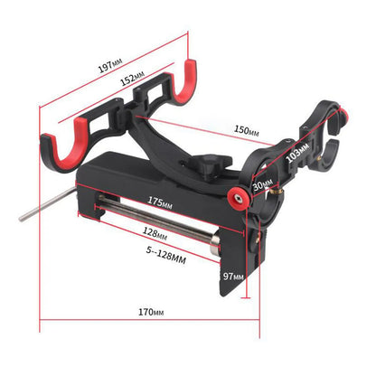 Rugged Clip On Boat Rod Holder