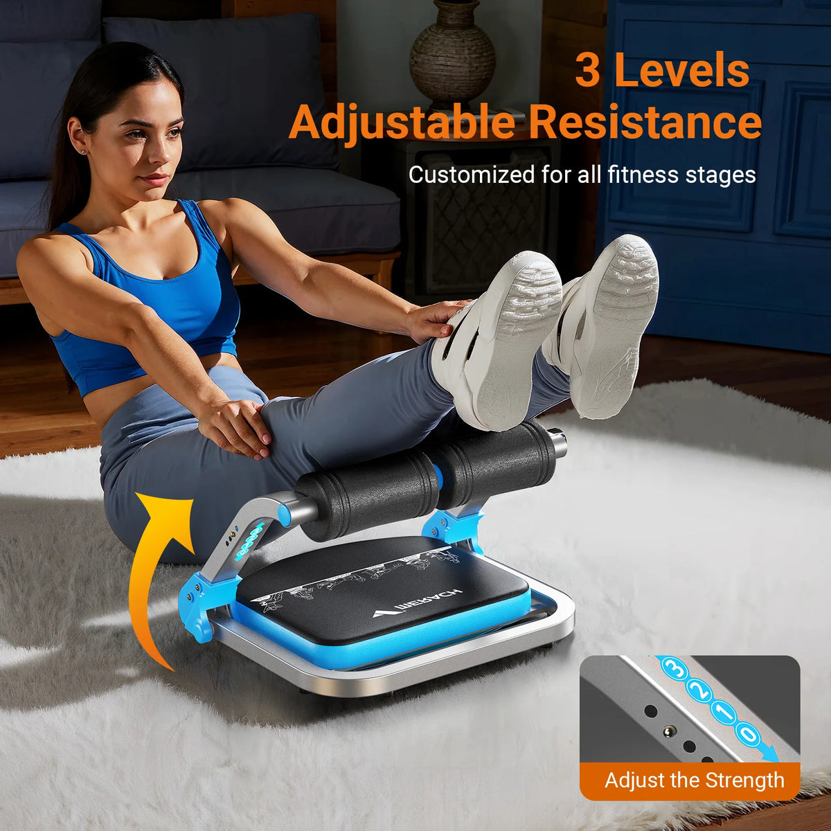 CoreForge Entrenador Abdominal Pro