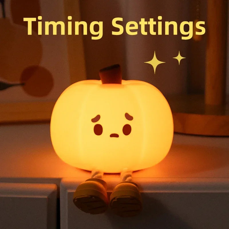 Cozy Pumpkin Night Light