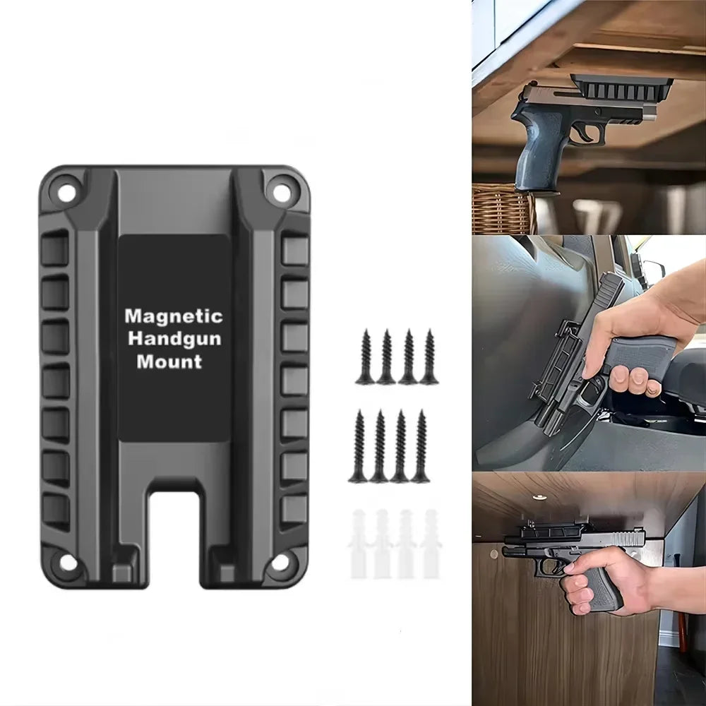 SafeHold Magnetic Mount — RubberGuard, Quick-Access Design