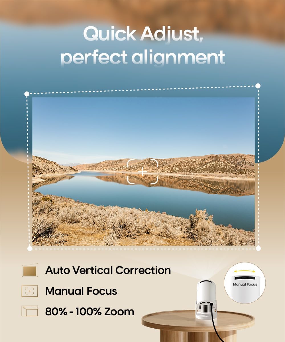 InkGlow™ Travel Projector — Big Screen, Zero Fuss