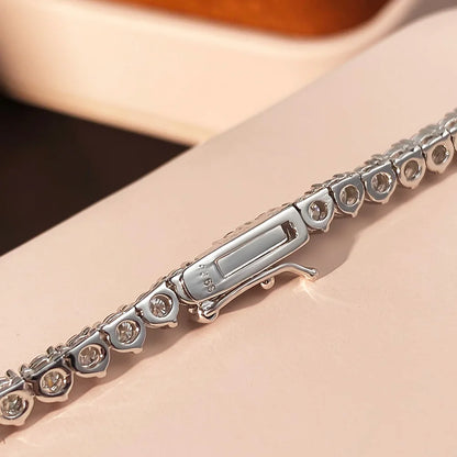 Sparkling Moissanite Tennis Necklace