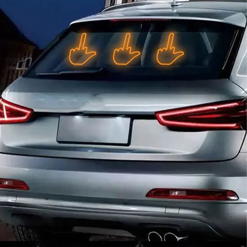 Road Rage Gesture Car Light