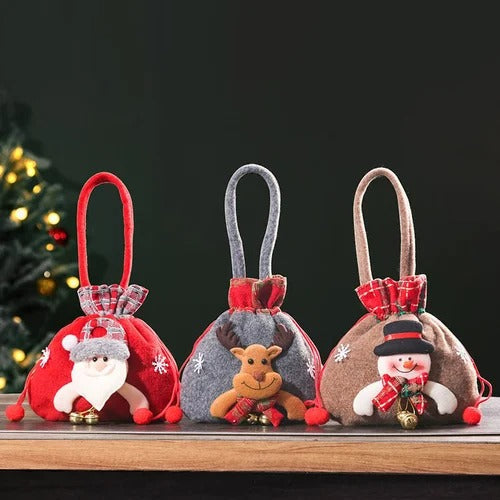Festive Doll Gift Bags