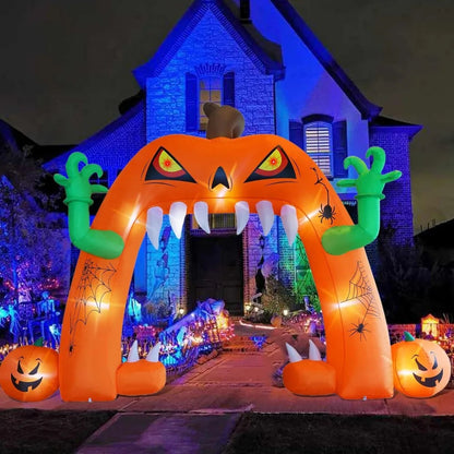 Glowing Pumpkin Archway
