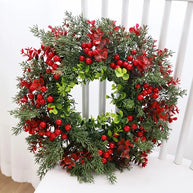 Festive Red Berry Door Wreath