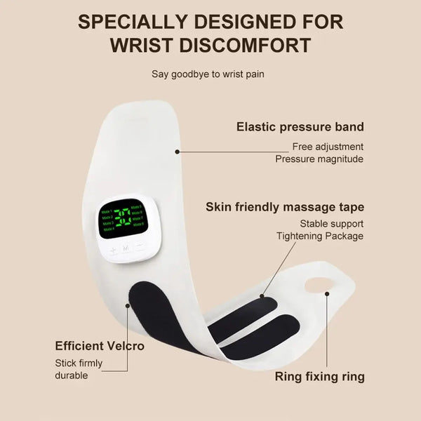 ComfortWave Cordless Wrist Massager Pad Pro